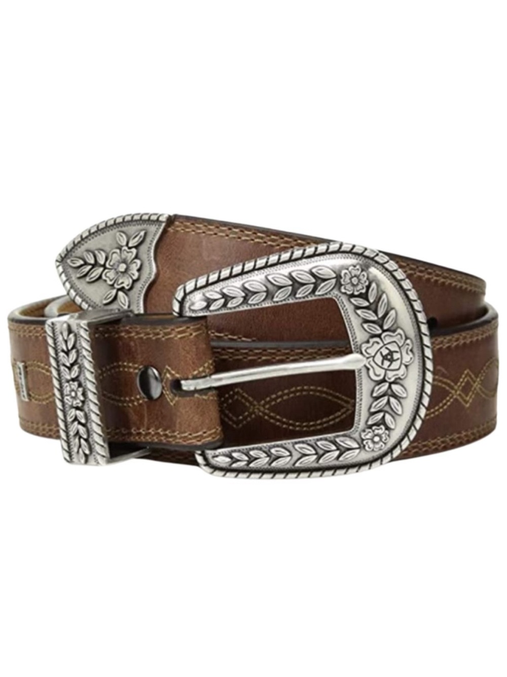 ARIAT Women's Fatbaby Center Stitch Belt size 32 (small) Vintage Bomber